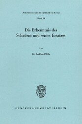 Die Erkenntnis des Schadens und seines Ersatzes.