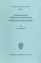 Schadensersatz und Kommerzialisierung.