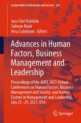 Advances in Human Factors, Business Management and Leadership