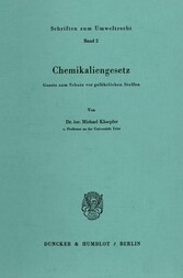 Chemikaliengesetz.