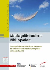 Metakognitiv fundierte Bildungsarbeit