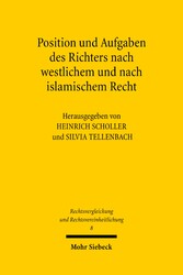 Position und Aufgaben des Richters nach westlichem und nach islamischem Recht