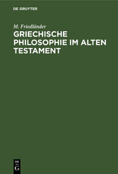 Griechische Philosophie im Alten Testament