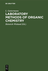 Laboratory Methods of Organic Chemistry