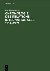 Chronologie des relations internationales 1914-1971