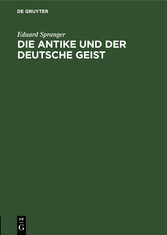 Die Antike und der deutsche Geist