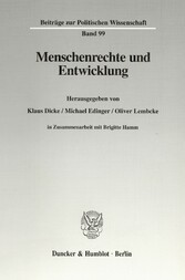 Menschenrechte und Entwicklung.