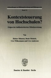 Kontextsteuerung von Hochschulen?