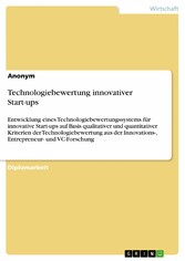 Technologiebewertung innovativer Start-ups