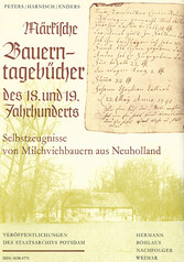 Märkische Bauerntagebücher des 18. und 19. Jahrhunderts