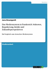 Das Mediensystem in Frankreich. Sektoren, Regulierung, Kritik und Zukunftsperspektiven