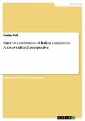 Internationalization of Italian companies. A cross-cultural perspective