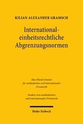 International-einheitsrechtliche Abgrenzungsnormen