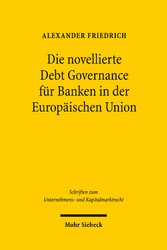 Die novellierte Debt Governance für Banken in der Europäischen Union