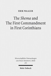 The Shema and The First Commandment in First Corinthians