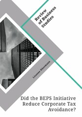 Did the BEPS Initiative Reduce Corporate Tax Avoidance?