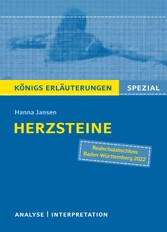 Herzsteine von Hanna Jansen. Königs Erläuterungen Spezial.