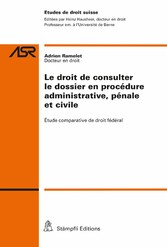 Le droit de consulter le dossier en procédure administrative, pénale et civile