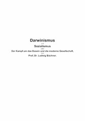 Darwinismus und Sozialismus