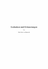 Gedanken und Erinnerungen