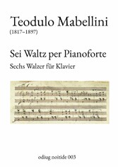 Sei Waltz per Pianoforte