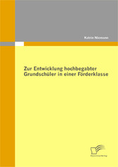 Zur Entwicklung hochbegabter Grundschüler in einer Förderklasse