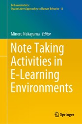 Note Taking Activities in E-Learning Environments