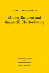 Minderjährigkeit und finanzielle Überforderung