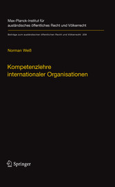 Kompetenzlehre internationaler Organisationen