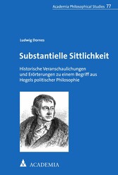 Substantielle Sittlichkeit