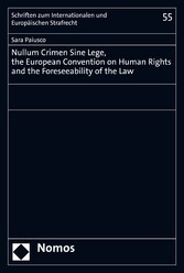 Nullum Crimen Sine Lege, the European Convention on Human Rights and the Foreseeability of the Law