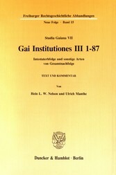 Gai Institutiones III 1 - 87.