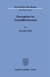 Korruption im Gesundheitswesen.