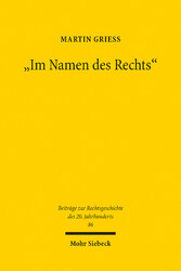 'Im Namen des Rechts'