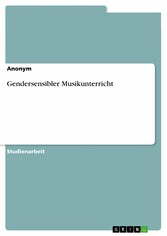 Gendersensibler Musikunterricht