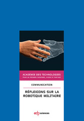 Réflexions sur la robotique militaire