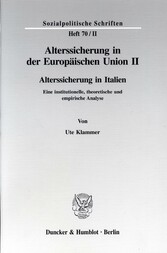 Alterssicherung in der Europäischen Union II.