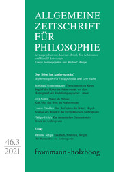 Allgemeine Zeitschrift für Philosophie: Das Böse im Anthropozän? Heft 46.3/2021