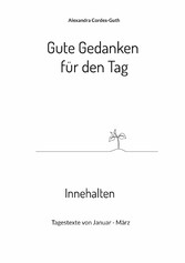 Gute Gedanken für den Tag - Innehalten