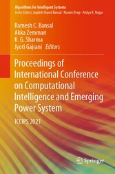 Proceedings of International Conference on Computational Intelligence and Emerging Power System