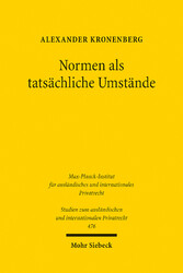 Normen als tatsächliche Umstände