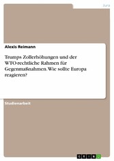 Trumps Zollerhöhungen und der WTO-rechtliche Rahmen für Gegenmaßnahmen. Wie sollte Europa reagieren?