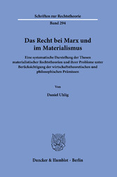 Das Recht bei Marx und im Materialismus.