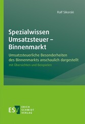 Spezialwissen Umsatzsteuer - Binnenmarkt