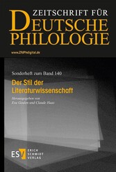 Der Stil der Literaturwissenschaft