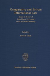 Comparative and Private International Law.