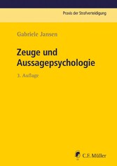 Zeuge und Aussagepsychologie