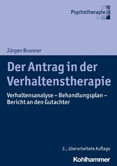 Der Antrag in der Verhaltenstherapie