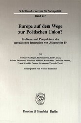 Europa auf dem Wege zur Politischen Union?