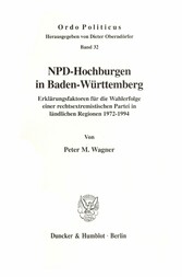 NPD-Hochburgen in Baden-Württemberg.